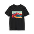 Vibrant Minimalistic Mountain Landscape T-shirt