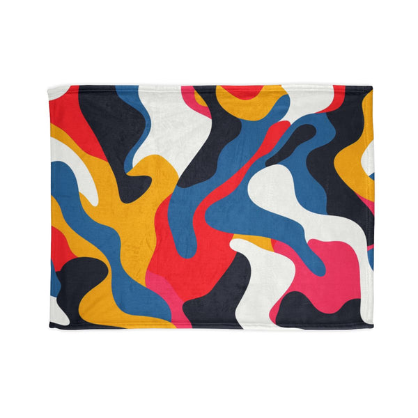 "Vibrant Modern Abstract Bed Cover"