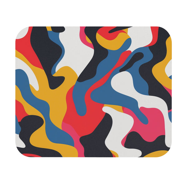 Vibrant Modern Abstract Mouse Pad