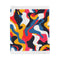 "Vibrant Modern Abstract Plush Blanket"