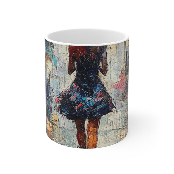 "Vibrant Paint Stroke Beauty Mug"