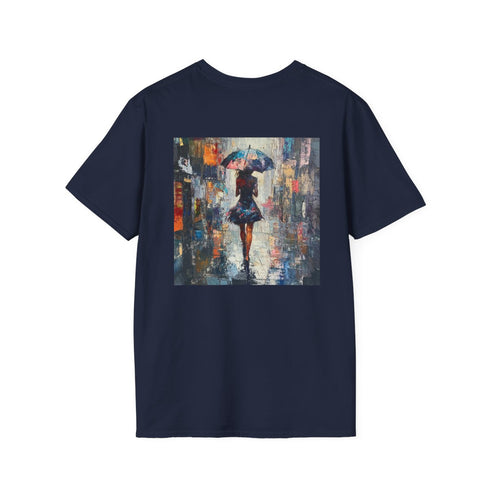Vibrant Paint Stroke Femme Tee