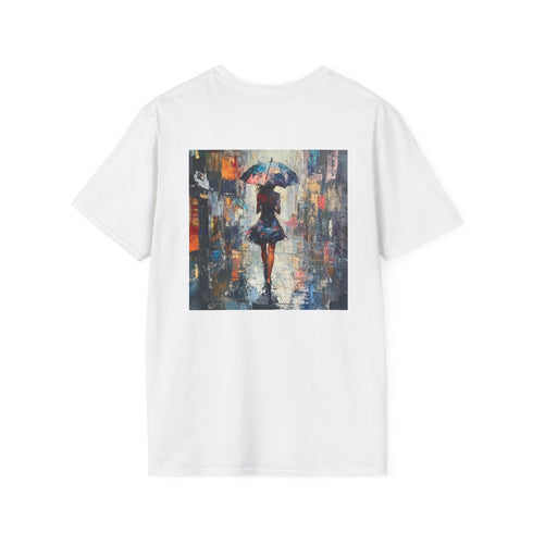 Vibrant Paint Stroke Femme Tee