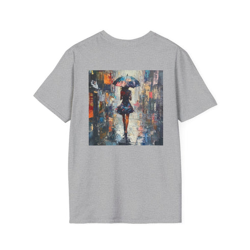 Vibrant Paint Stroke Femme Tee