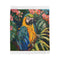 "Vibrant Parrot Paradise Plush Blanket"