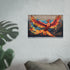 Vibrant Phoenix Graffiti Wall Art