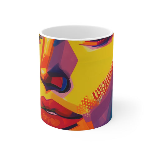 "Vibrant Pop Art Coffee Mug"