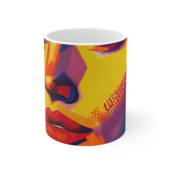 "Vibrant Pop Art Coffee Mug"