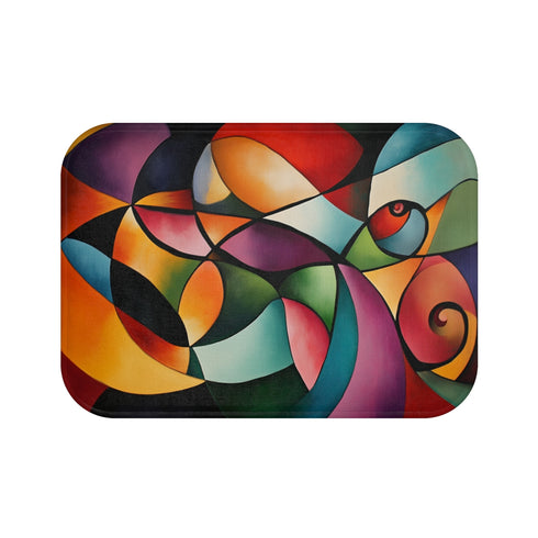 "Vibrant Positivity Bath Mat"