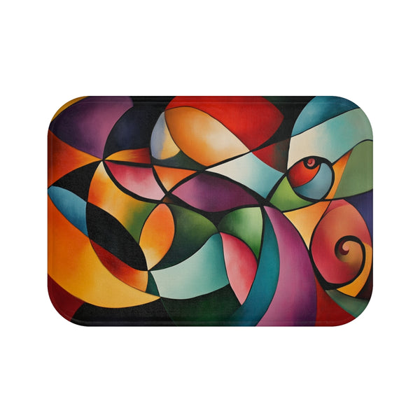 "Vibrant Positivity Bath Mat"