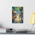 Vibrant Hanoi Vietnam canvas art with colorful intricate details.