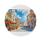 "Vibrant Venice Sunny Round Rug"