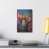 Coldplay-inspired vibrant canvas art for music lovers.
