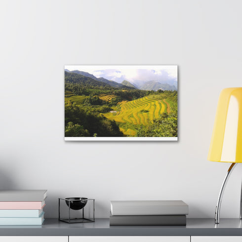 Vibrant cultural Vietnam canvas print showcasing stunning colors and heritage.