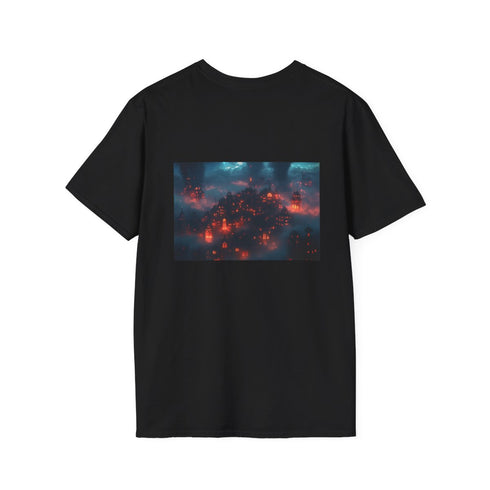 Village Cyber Clouds Flame Shirt