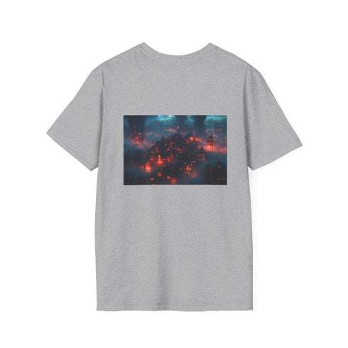 Village Cyber Clouds Flame Shirt