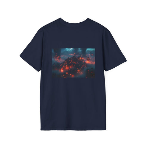 Village Cyber Clouds Flame Shirt