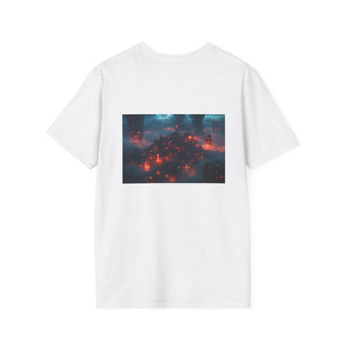 Village Cyber Clouds Flame Shirt