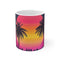 Vintage 80s Miami Sunset Mug