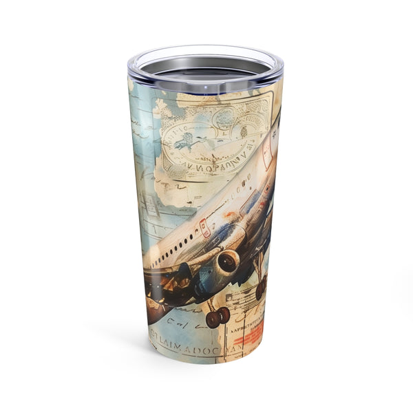 Vintage Airplane Adventure Drinking Bottle