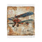 "Vintage Airplane Adventure Plush Blanket"
