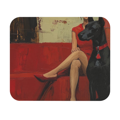 Vintage Beauty Mouse Pad