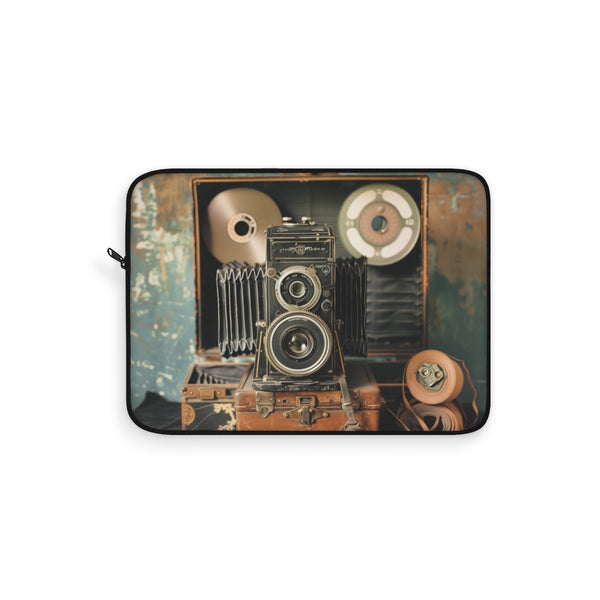 "Vintage Camera Film Reels Sleeve"