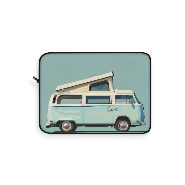 "Vintage Camper Van Laptop Sleeve: Travel in Style!"