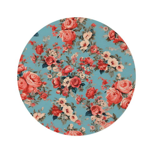 "Vintage Chic Round Rug"