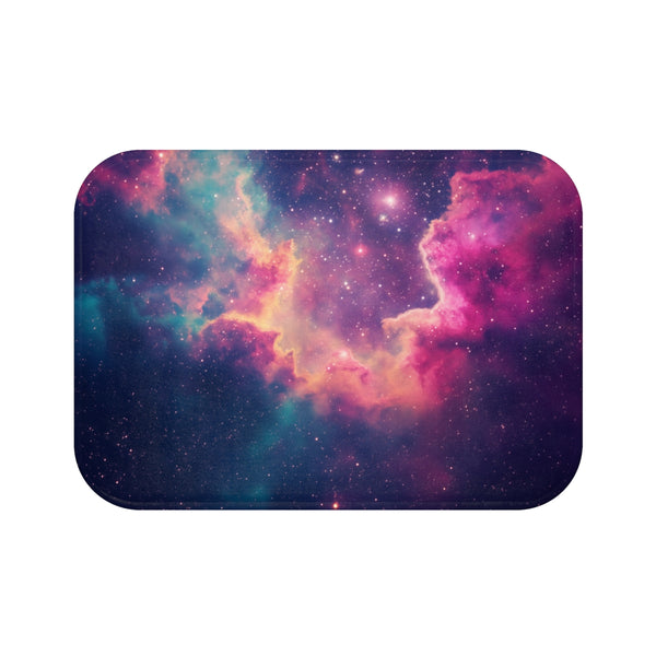 Vintage Cosmos Bath Mat Design