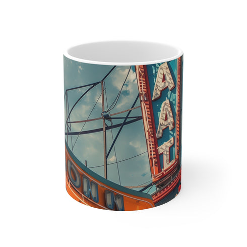 "Vintage Diner Sign Coffee Mug"