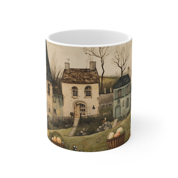 "Vintage Easter Watercolor Mug"