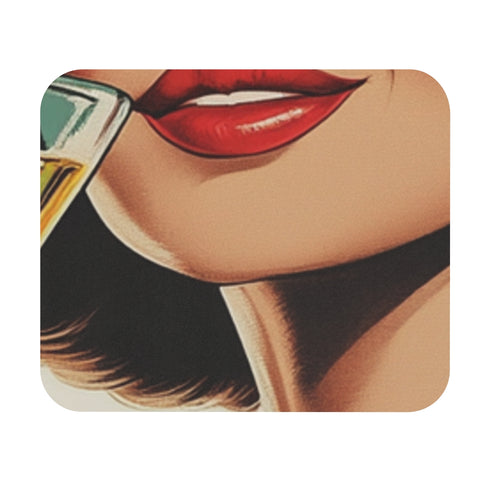 Vintage Femme Fatale Mouse Pad