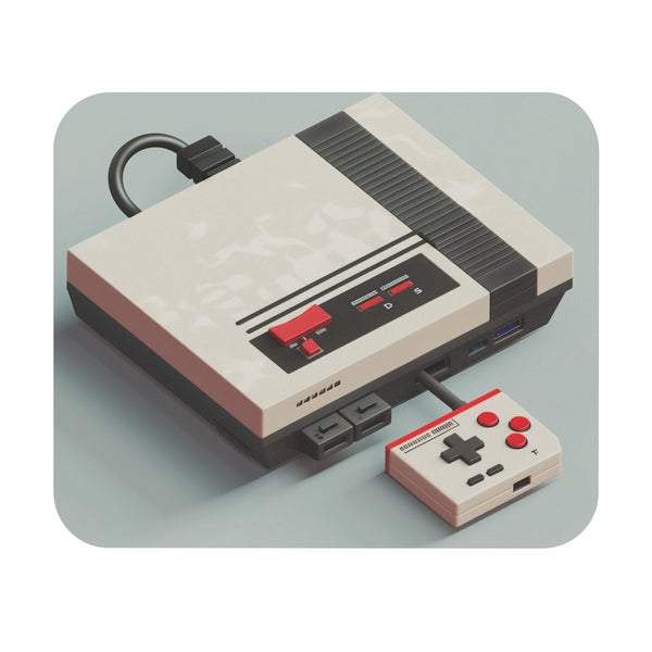 Vintage Gaming Console Mouse Pad