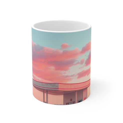 "Vintage Gas Station Coffee Mug"