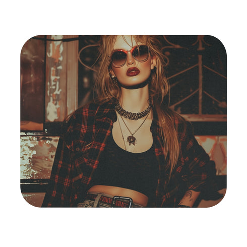 Vintage Grunge Mouse Pad s Nostalgia