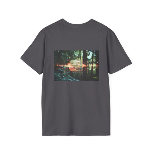 Vintage Hologram Glitch Forest T-Shirt