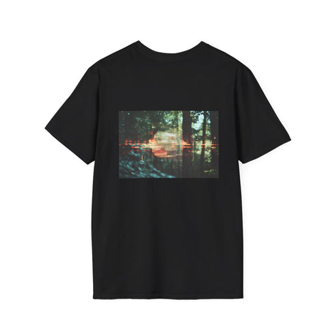 Vintage Hologram Glitch Forest T-Shirt