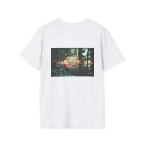 Vintage Hologram Glitch Forest T-Shirt
