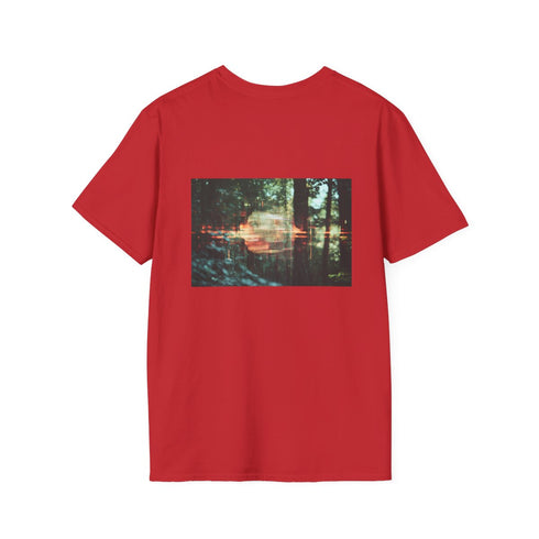 Vintage Hologram Glitch Forest T-Shirt