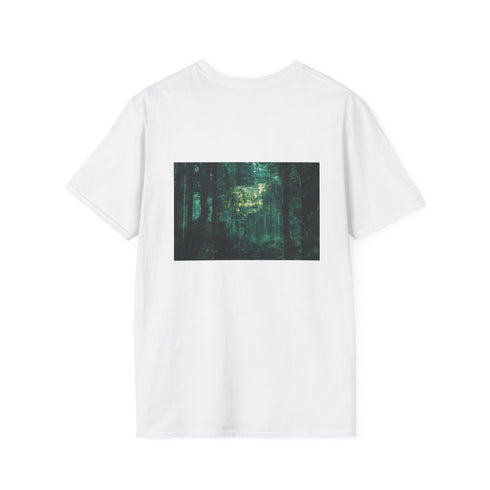 Vintage Hologram Glitch Forest Tee