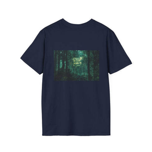 Vintage Hologram Glitch Forest Tee