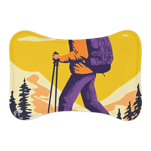 "Vintage-inspired Pet Mat Design"