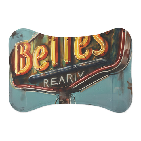 "Vintage Pet Diner Mat"