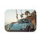 "Vintage Porsche 911 Turquoise Bath Mat"