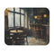 Vintage Pub Scene Mouse Pad
