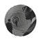 "Vintage Suit Men Round Rug"