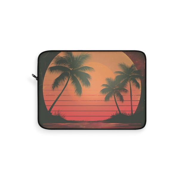 "Vintage Sunset Laptop Sleeve - Protect Your Tech in Style!"