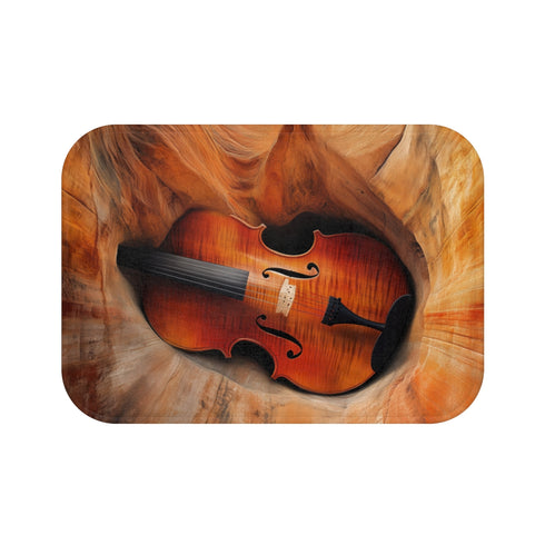 Violin Shaped Canyon Inspired Mat
