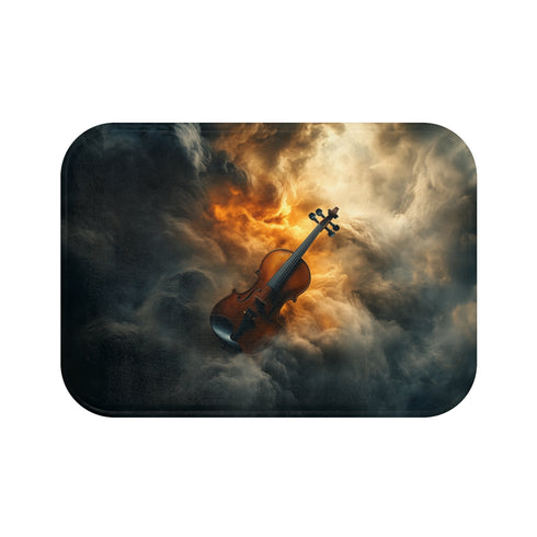 Violin Storm Bath Mat Sale